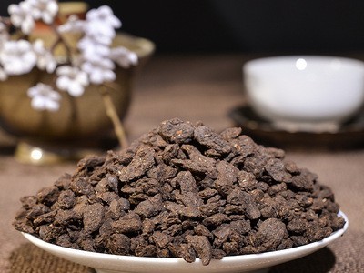 散茶糯米香茶化石碎银子陈年熟茶小茶头厂家直接发货散装茶图4