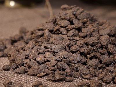 散茶糯米香茶化石碎银子陈年熟茶小茶头厂家直接发货散装茶图3