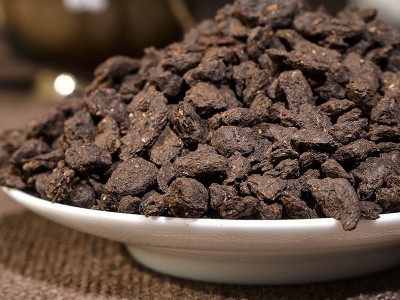 散茶糯米香茶化石碎银子陈年熟茶小茶头厂家直接发货散装茶图5