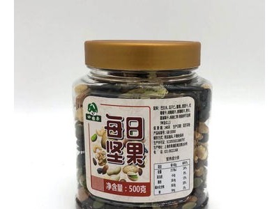 每日坚果混合罐装坚果500g休闲零食坚果干果零售批发核桃仁坚果图3