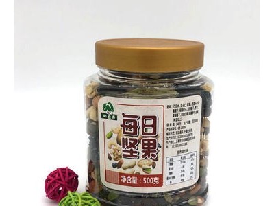 每日坚果混合罐装 坚果500g休闲零食 坚果干果零食 核桃仁坚果图4
