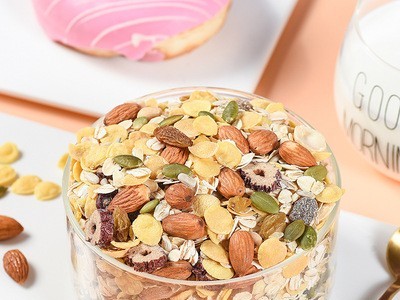 和合一木即食水果谷物麦片谷物坚果营养早餐批发及OEM水果燕麦片图4