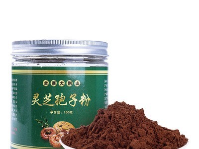 厂家货源大别山灵芝孢子粉 口感细腻 100g罐装孢子粉图3
