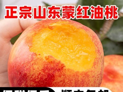 悟空家桃子蒙阴特产红油桃5斤沂蒙山水蜜桃自家果园现摘产地直发图3