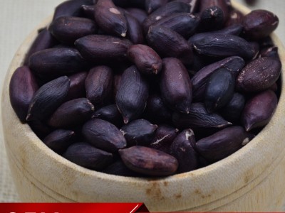 黑花生米批发 饱满黑花生米黑皮花生花生仁花生一件500g图5