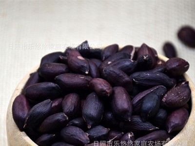 黑花生米批发 饱满黑花生米黑皮花生花生仁花生一件500g图3