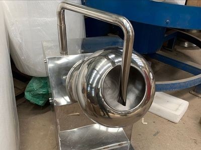 实验室制粒机304不锈钢圆锅造粒机荸荠式糖衣机碳酸钙包衣机图3