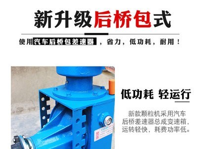 颗粒机小型家用220V鸡鸭鹅鱼兔猪牛羊饲料养殖设备干湿造粒制粒机图5