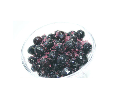 速冻新鲜水果冷冻新鲜蓝莓冰冻糖渍蓝莓冷冻果汁鲜榨果汁餐饮烘焙图2