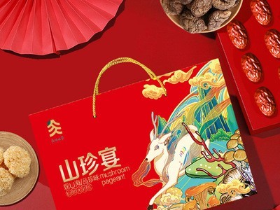 百味山礼山珍宴 食用菌礼盒山珍礼盒1130克 菌菇团购福利节日礼盒图2
