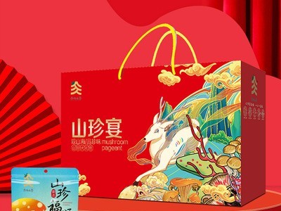百味山礼山珍宴 食用菌礼盒山珍礼盒1130克 菌菇团购福利节日礼盒图4