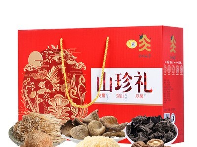 百味山亭山珍礼盒食用菌干货 猴头香菇干货企业定制 送礼 员工 福图4