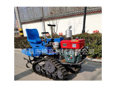 多功能履带式农田果园开沟机 座驾式果园松土锄草机 多功能施肥机图5