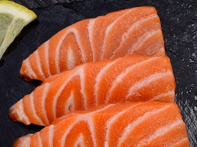 【一件代发】 法罗群岛 400g 生鱼片刺身即食 冰鲜中段三文鱼图3