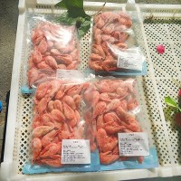 新鲜冰虾腹耔北极虾420g北极甜虾带籽即食虾北极熊刺身日料酒店