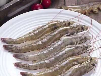 纯野生海洋大对虾 盐冻大虾4斤装40/50 50/60 冻虾冷冻鲜活大对虾图3