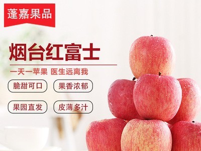 烟台红富士苹果果园大果刮泥辅食脆甜多汁整箱批发一件代发直供图4