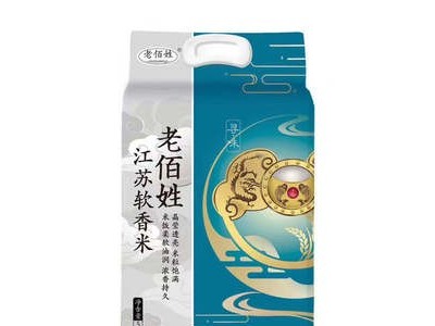 老佰姓 江苏大米 射阳米 5KG 10斤真空包装 支持定制 一件代发图4