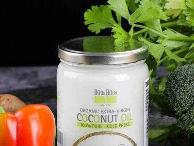 BOONBOON泰国物理初榨冷榨椰子油500ml食用油椰子油图5