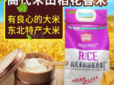 高氏禾田稻花香大米东北特产当季新米5kg 10斤袋厂家直批代发图2