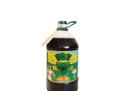 锦食坊纯香菜籽油5L桶装 非转浸出厂家批发餐饮食堂食用油图2