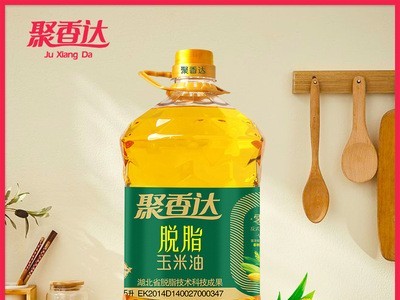 聚香达物理脱脂一级压榨玉米胚芽油5L家庭食用油工厂直销一件代发图3