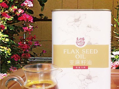 京升缘亚麻籽油820ML*5白金礼盒装粮油一级初榨内蒙古健康食用油图4