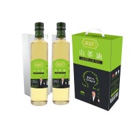 益千岁山茶油500MLX2瓶 礼盒山茶油 植物油食用油山茶油