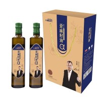 大康时代礼品装亚麻籽油500ML*2瓶礼盒装 植物食用油供应