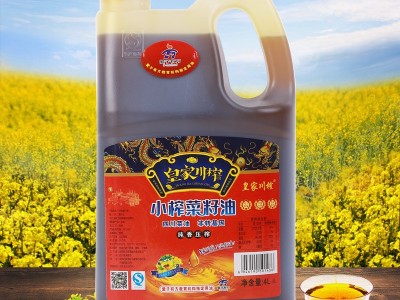 四川小榨菜籽油厂家直供物理压榨純香菜籽油4L植物食用油批发图3