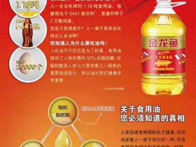 金龙鱼食用植物调和油 黄金比例1:1:1 5L*4桶/箱 量大从优图2