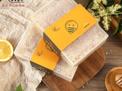 蜂巢蜜厂家 盒装农家土蜂蜜自产巢蜜500g 蜂蜜礼盒装批发图5