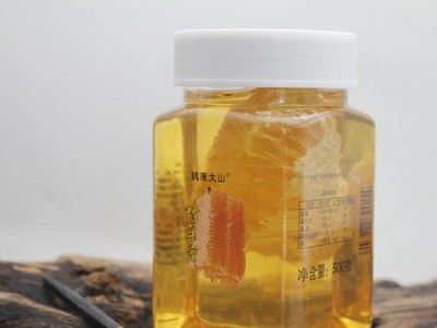 蜂产品厂家蜂蜜批发巢蜜农家土特产蜜糖贴牌土蜂蜜500g成熟蜂巢蜜图2
