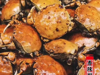 批发直销 香辣蟹 即食麻辣小螃蟹罐装 熟食面包蟹 量大优惠图5