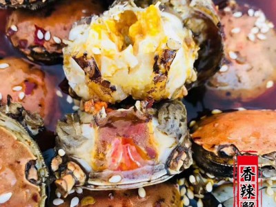 鸿杰食品 手工制作香辣蟹 秘料香辣蟹装 可即食 欢迎批发图5