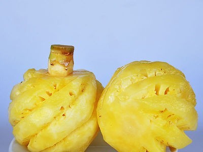 3斤顺丰包邮迷你小菠萝新鲜去皮削皮小菠萝现货批发纯甜基地直发图3