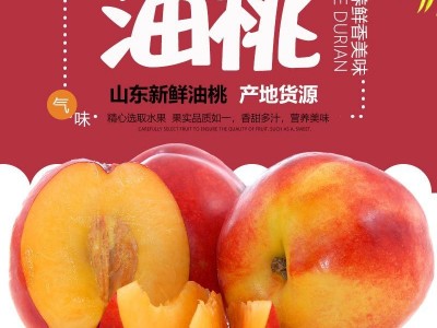 原产地批发新鲜黄心油桃桃子新鲜水果孕妇黄肉水蜜桃 5斤装图5