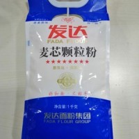 发达麦芯颗粒粉1千克和面不粘手山东面粉方便小包装
