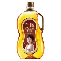 美临食用油5L桶装家用非转基因烘焙植物油浓香东北风味三级大豆油