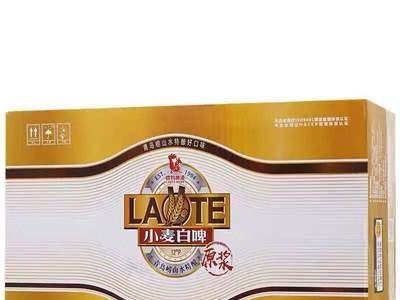 山东青岛特产崂山小麦白啤330ml*24罐/箱泉水酿造麦汁浓度12°图3