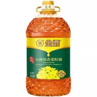 现货供应5L金鼎小榨浓香菜籽油家用厨房油量大从优