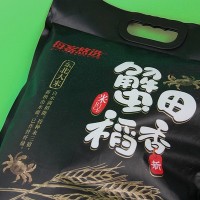 东北特产稻田蟹米香甜软糯厂家批发盘锦大米稻田蟹清香大米5kg