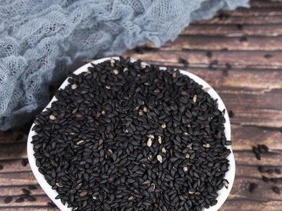 厂家批发低温烘焙熟黑芝麻 五谷杂粮磨坊豆浆粉原料 熟芝麻散装图4
