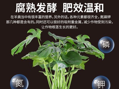 厂家供货果树蔬菜花卉有机羊粪肥疏松土壤羊粪发酵菌种腐熟营养肥图4