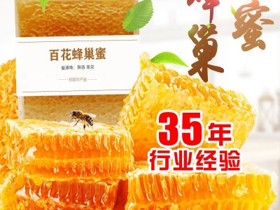 蜂巢蜜百花荆条蜂巢蜜500g批发散装土蜂蜜批发蜂蜜贴牌厂家蜂巢蜜图5