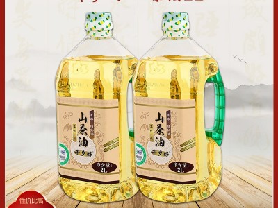压榨一级油茶籽油 千岁好有机山茶油 家用饭店2L大瓶装食用油图5