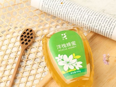 农家自产洋槐蜂蜜 500g成熟洋槐蜂蜜洋槐花蜂蜜 百花洋槐土蜂蜜图2