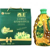 西王玉米橄榄油5L礼盒装物理压榨食用调和油植物油