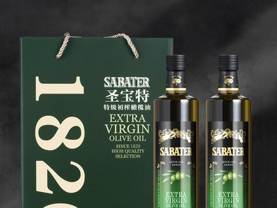 圣宝特橄榄油礼盒750ml*2瓶特级初榨食用油中秋团购送礼品家用2L图3