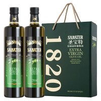 圣宝特橄榄油礼盒750ml*2瓶特级初榨食用油中秋团购送礼品家用2L